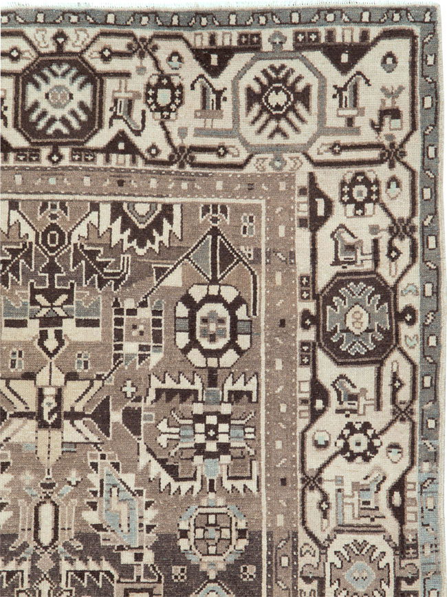 Vintage Persian Malayer Rug, No.26440 - Staging