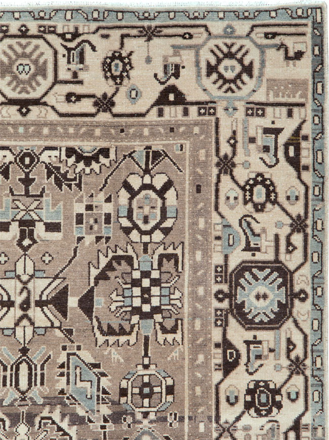 Vintage Persian Malayer Rug, No.26440 - Staging