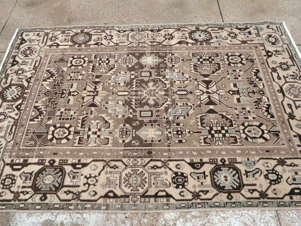 Vintage Persian Malayer Rug, No.26440 - Staging