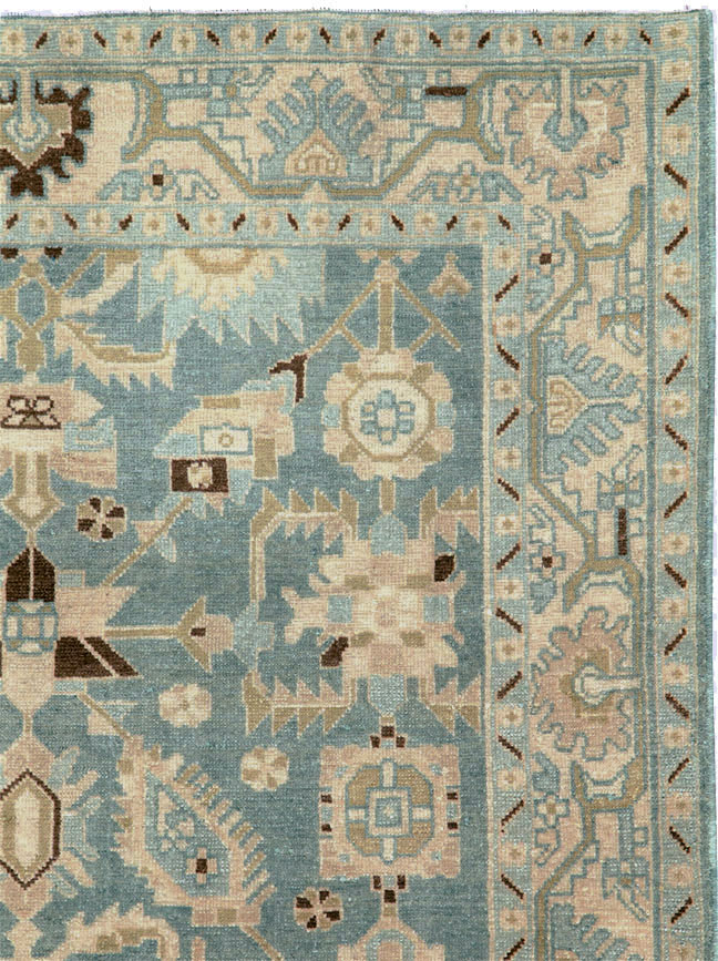 Vintage Persian Malayer Rug, No.26441 - Staging