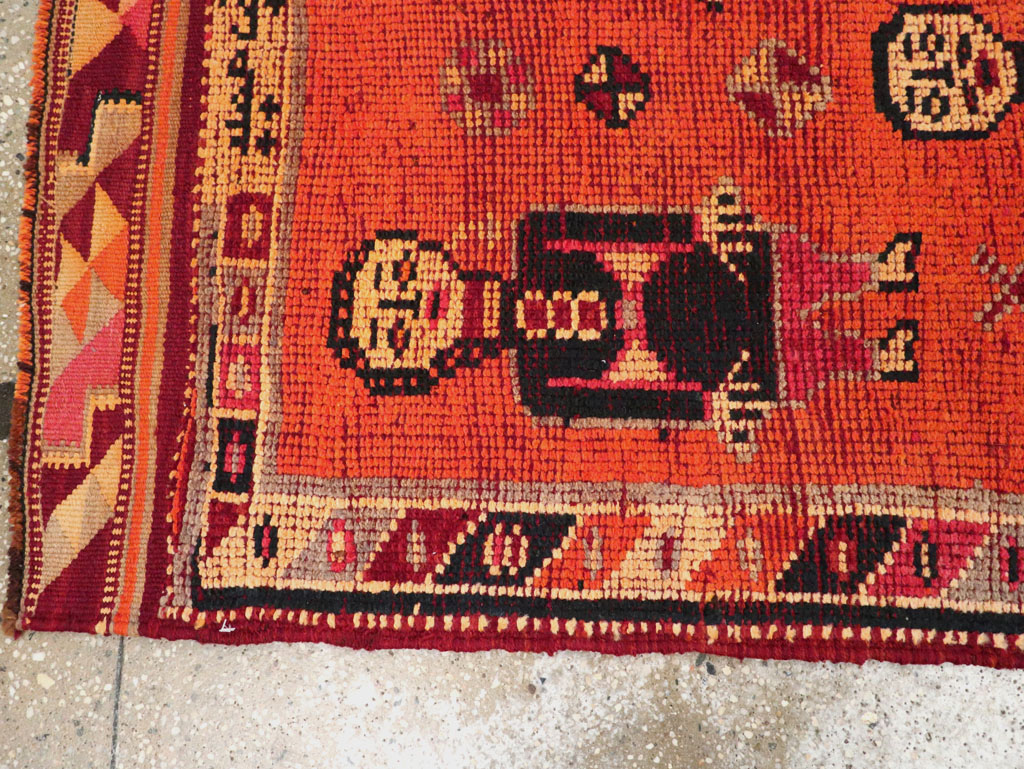 Vintage Anatolian Pictorial Runner, No.26447 - Staging