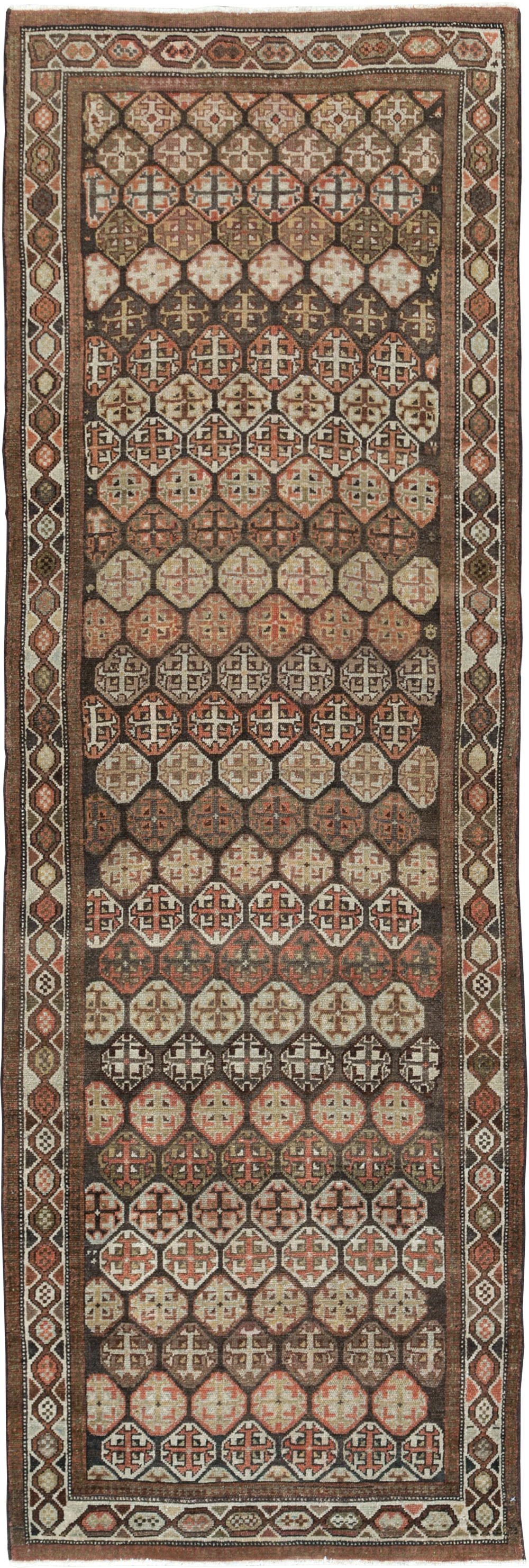 Antique Persian Malayer Runner, No.26452 - Staging