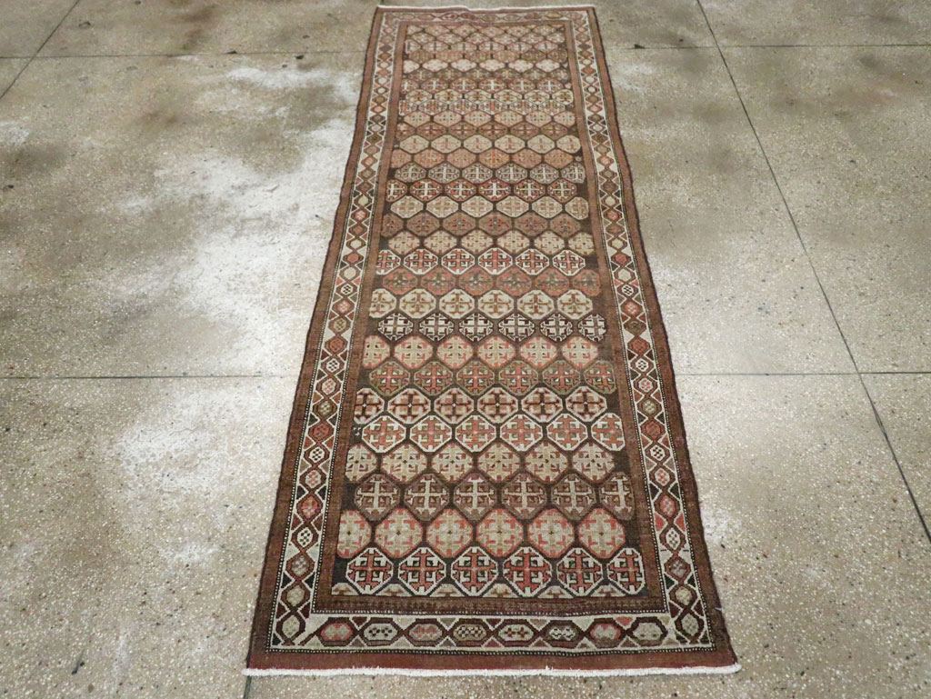 Antique Persian Malayer Runner, No.26452 - Staging