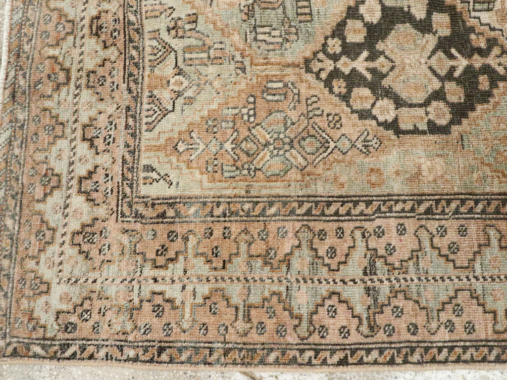Antique Persian Afshar Accent Rug, No.26460 - Staging