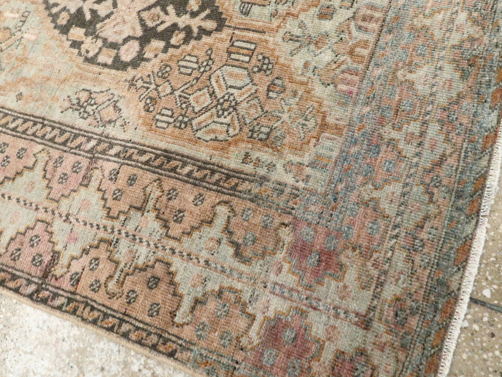 Antique Persian Afshar Accent Rug, No.26460 - Staging