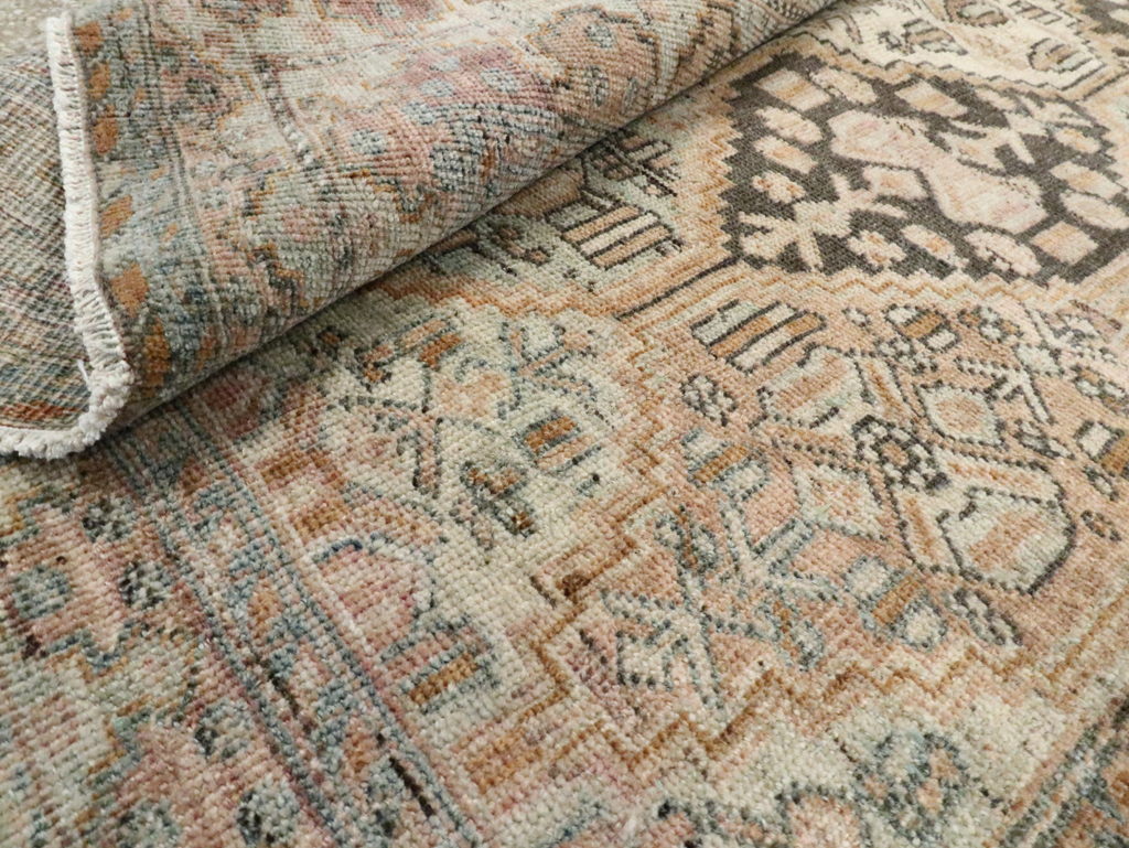 Antique Persian Afshar Accent Rug, No.26460 - Staging