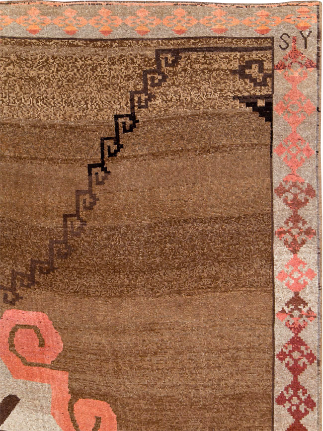 Vintage Turkish Anatolian Carpet, No.26468 - Staging