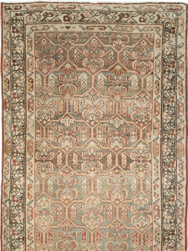 Antique Persian Malayer Long Runner, No.26487 - Staging