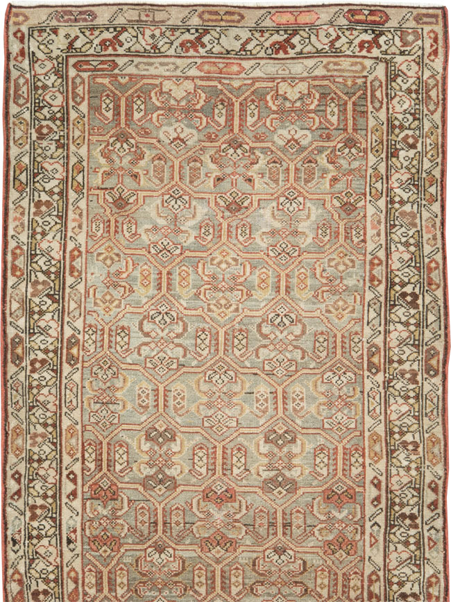 Antique Persian Malayer Long Runner, No.26487 - Staging