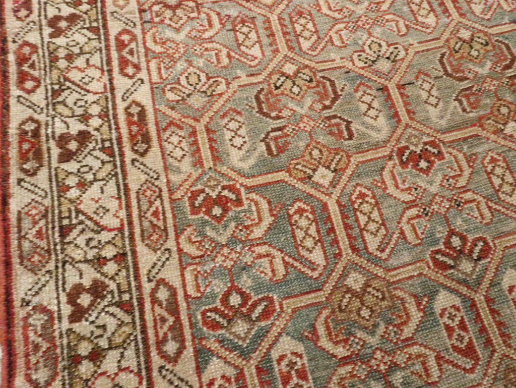 Antique Persian Malayer Long Runner, No.26487 - Staging