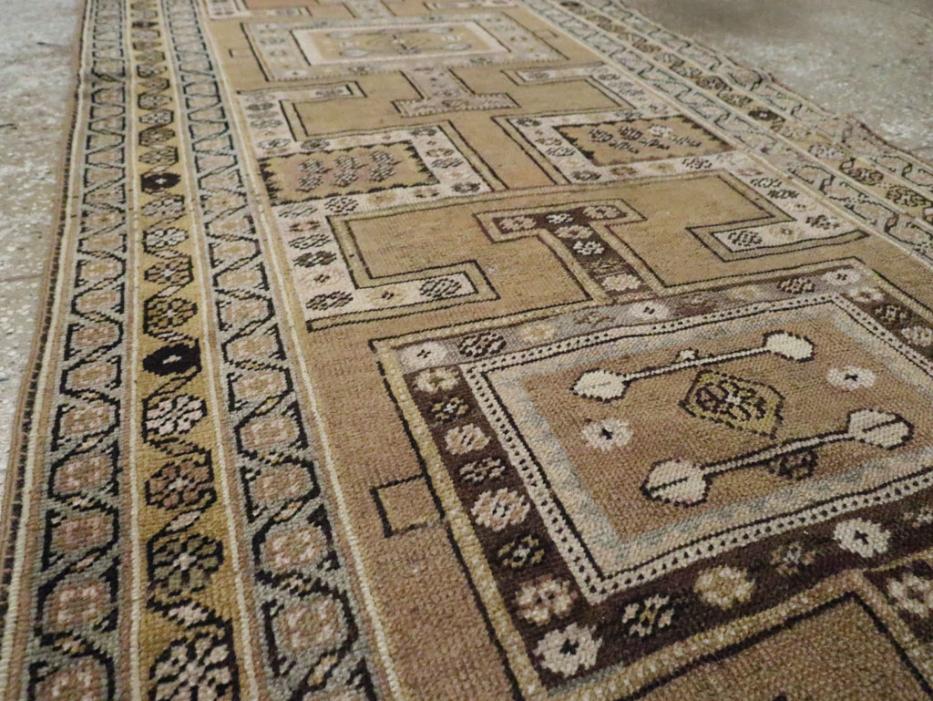 Antique Persian Kurd Runner, No.26493 - Staging