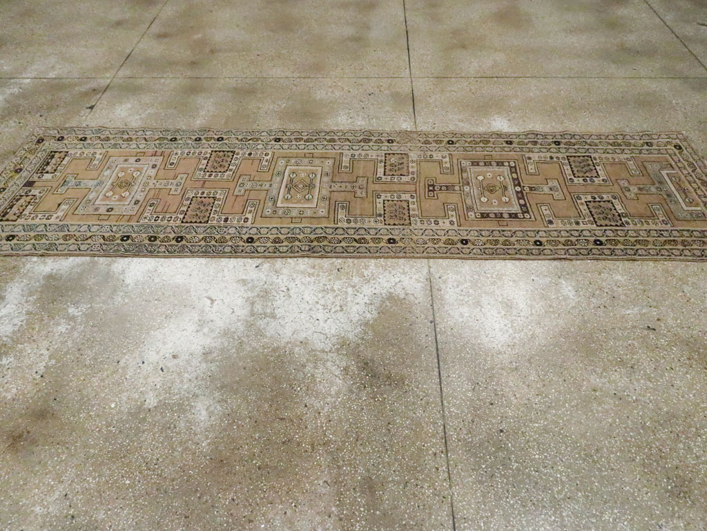 Antique Persian Kurd Runner, No.26493 - Staging