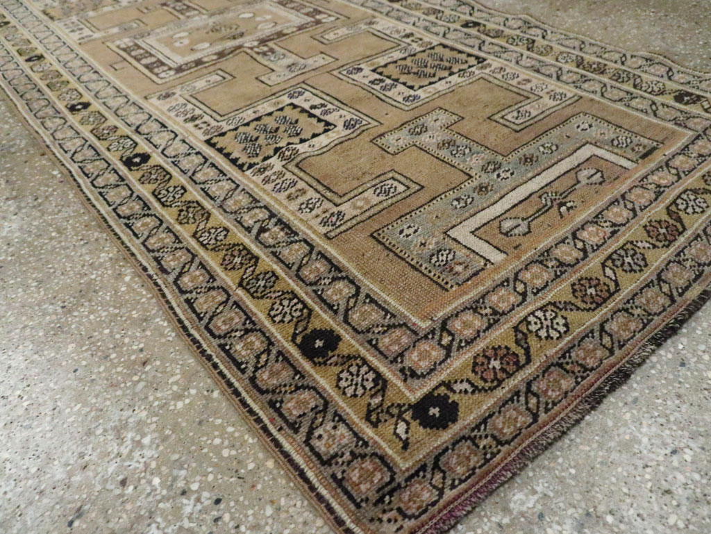 Antique Persian Kurd Runner, No.26493 - Staging