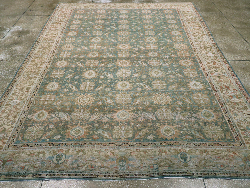 Antique Persian Malayer Room Size Carpet, No.26510 - Staging