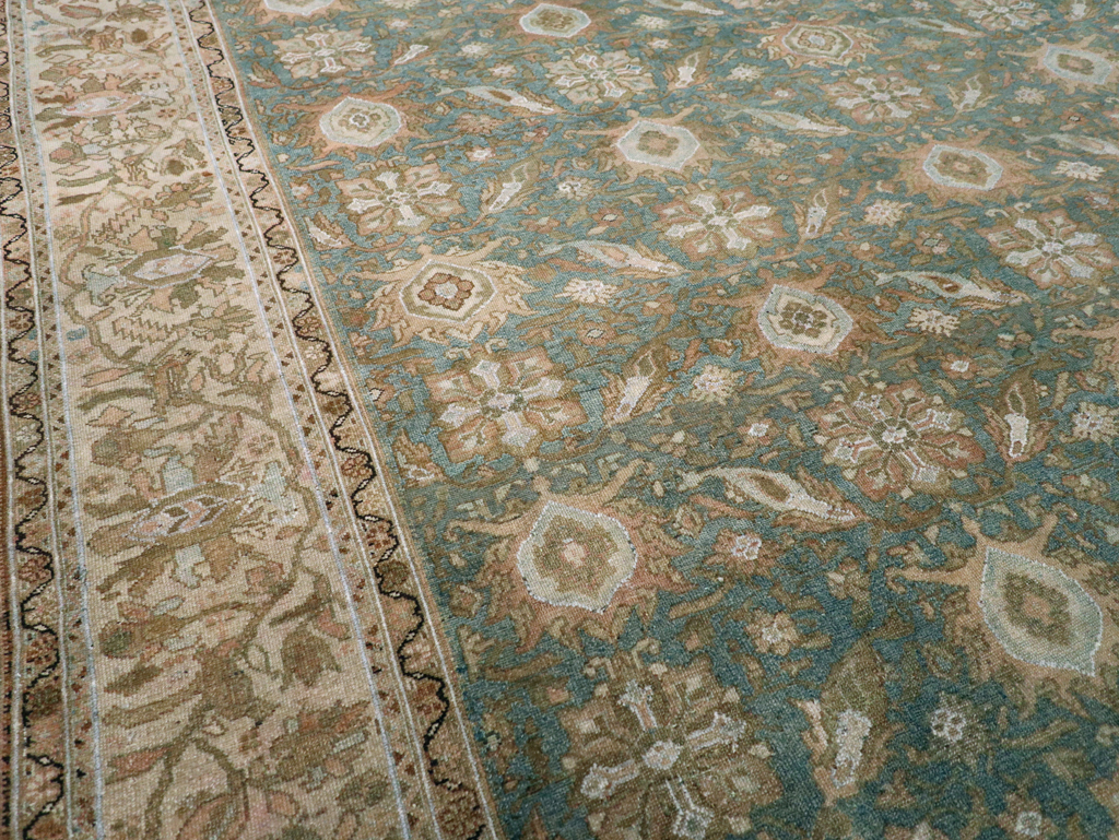 Antique Persian Malayer Room Size Carpet, No.26510 - Staging