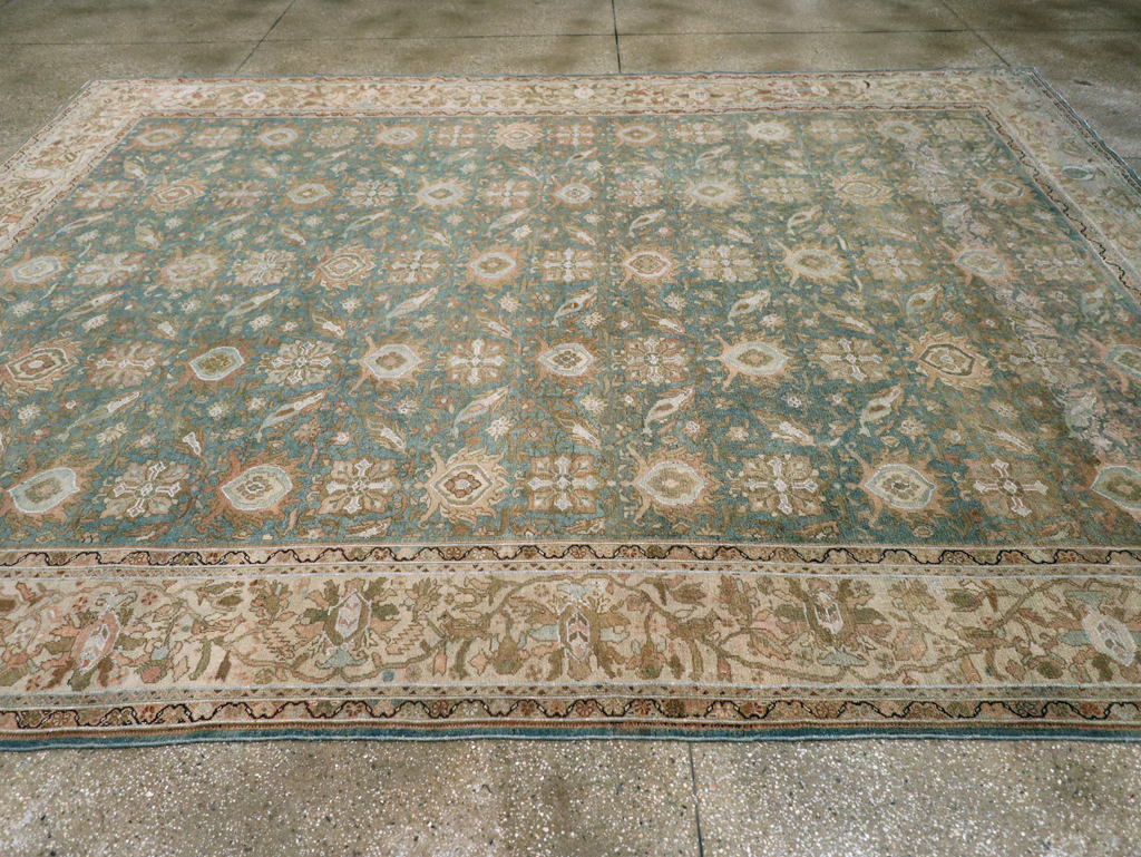 Antique Persian Malayer Room Size Carpet, No.26510 - Staging