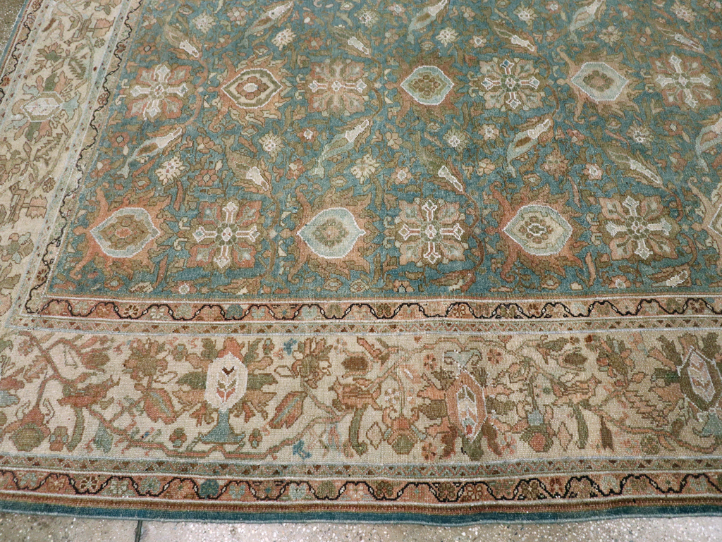 Antique Persian Malayer Room Size Carpet, No.26510 - Staging