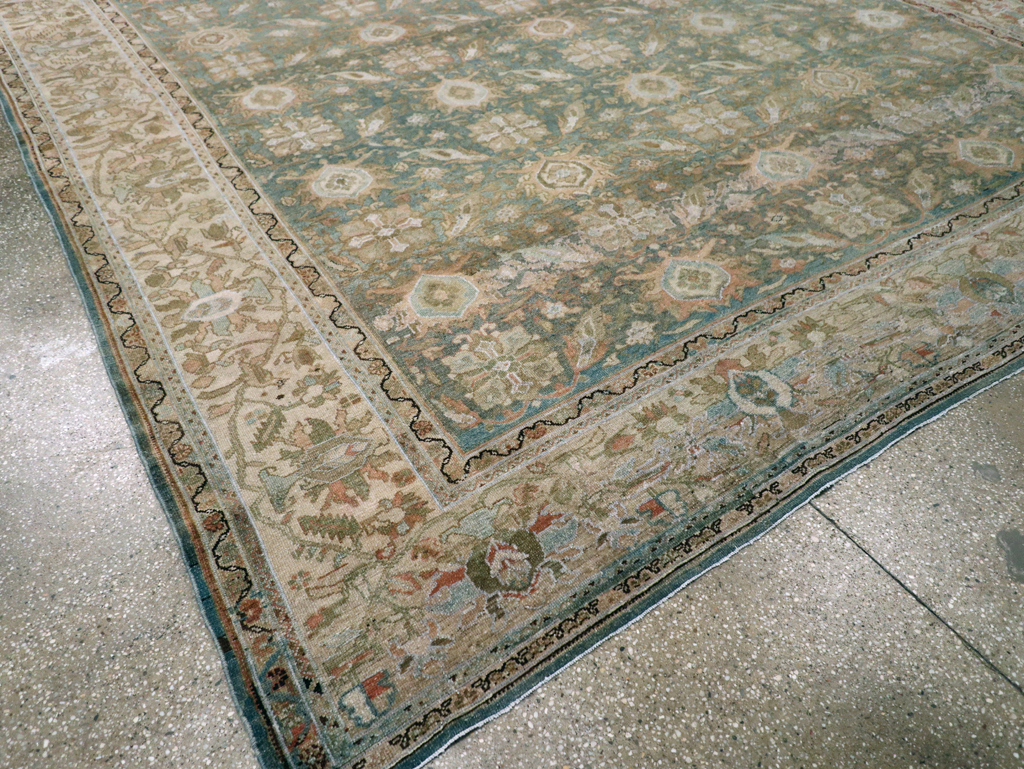 Antique Persian Malayer Room Size Carpet, No.26510 - Staging