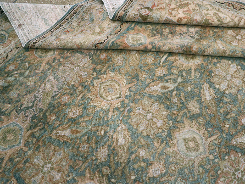 Antique Persian Malayer Room Size Carpet, No.26510 - Staging