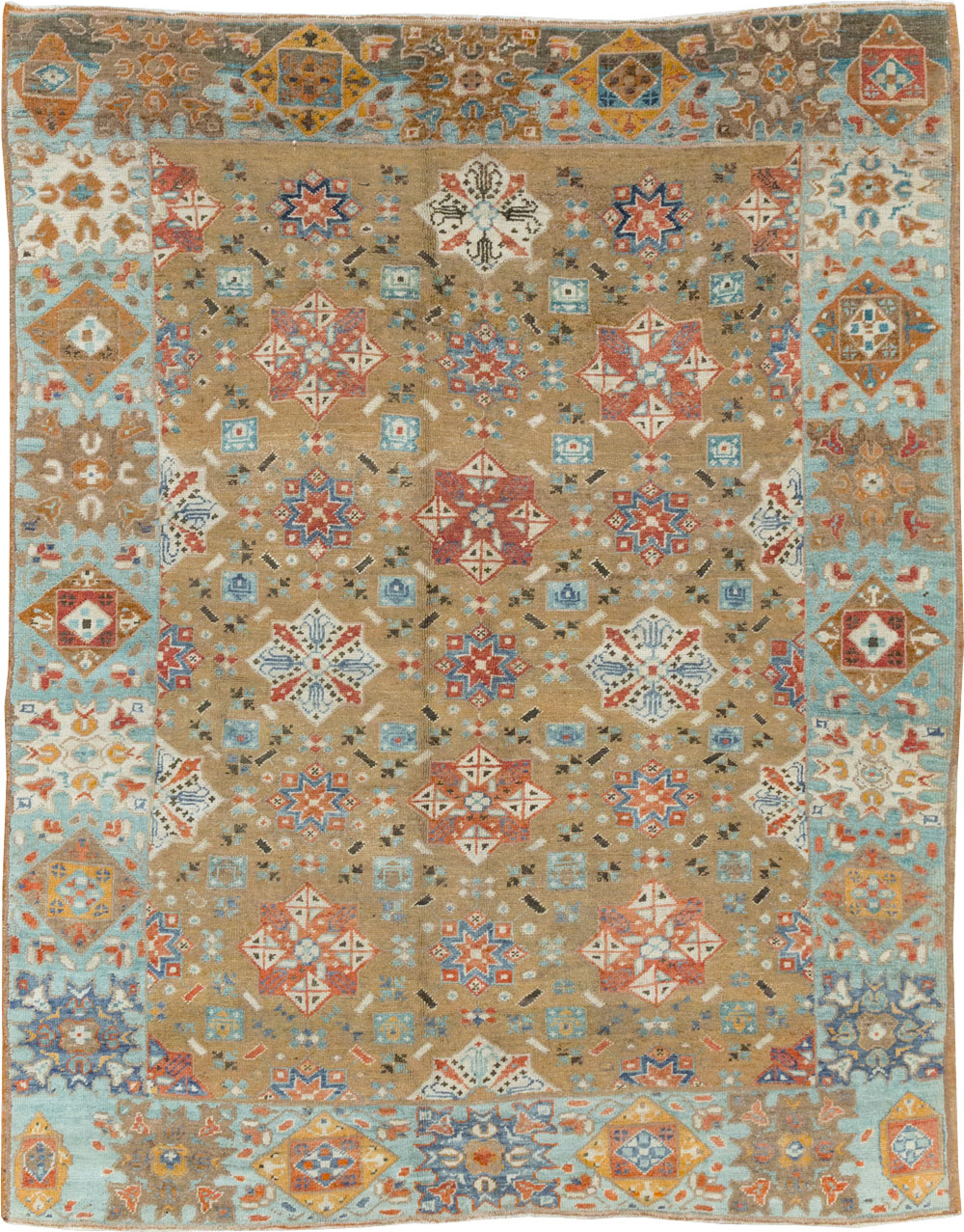 Vintage Turkish Anatolian Accent Carpet, No.26518 - Staging