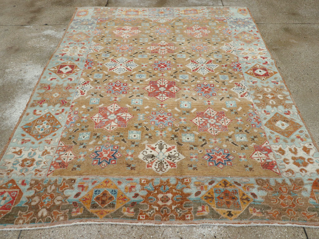 Vintage Turkish Anatolian Accent Carpet, No.26518 - Staging