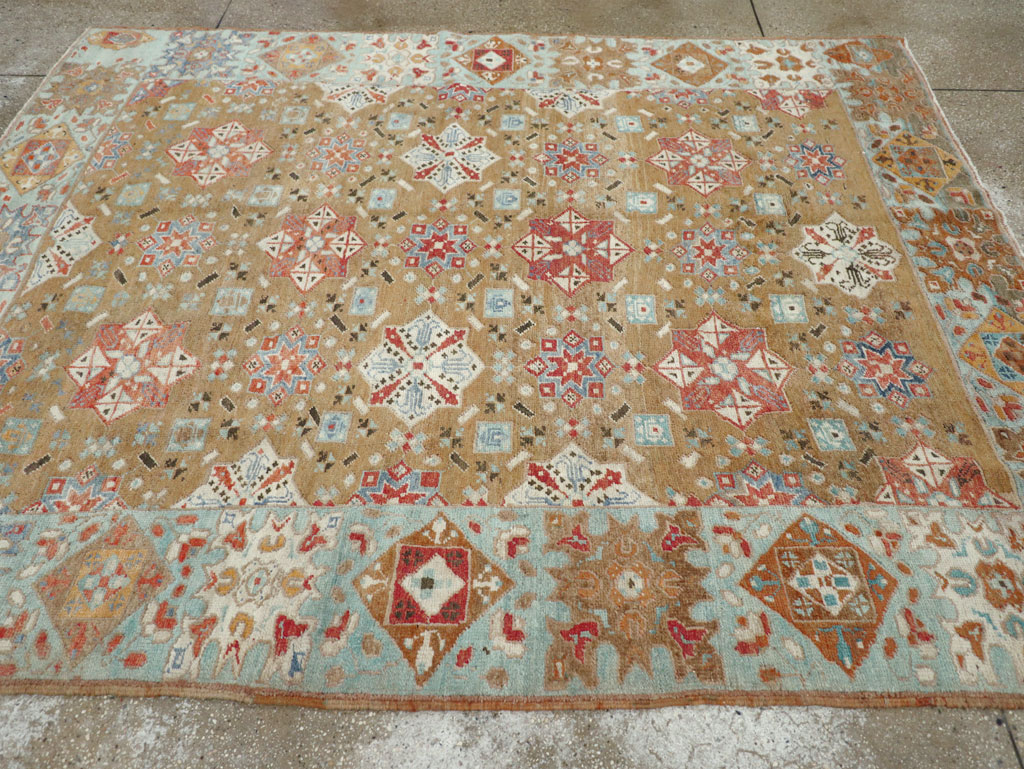 Vintage Turkish Anatolian Accent Carpet, No.26518 - Staging