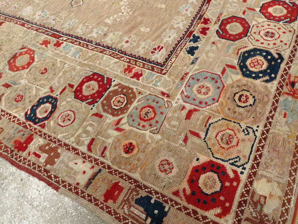 Antique Persian Kurdish Rug, No.26530 - Staging