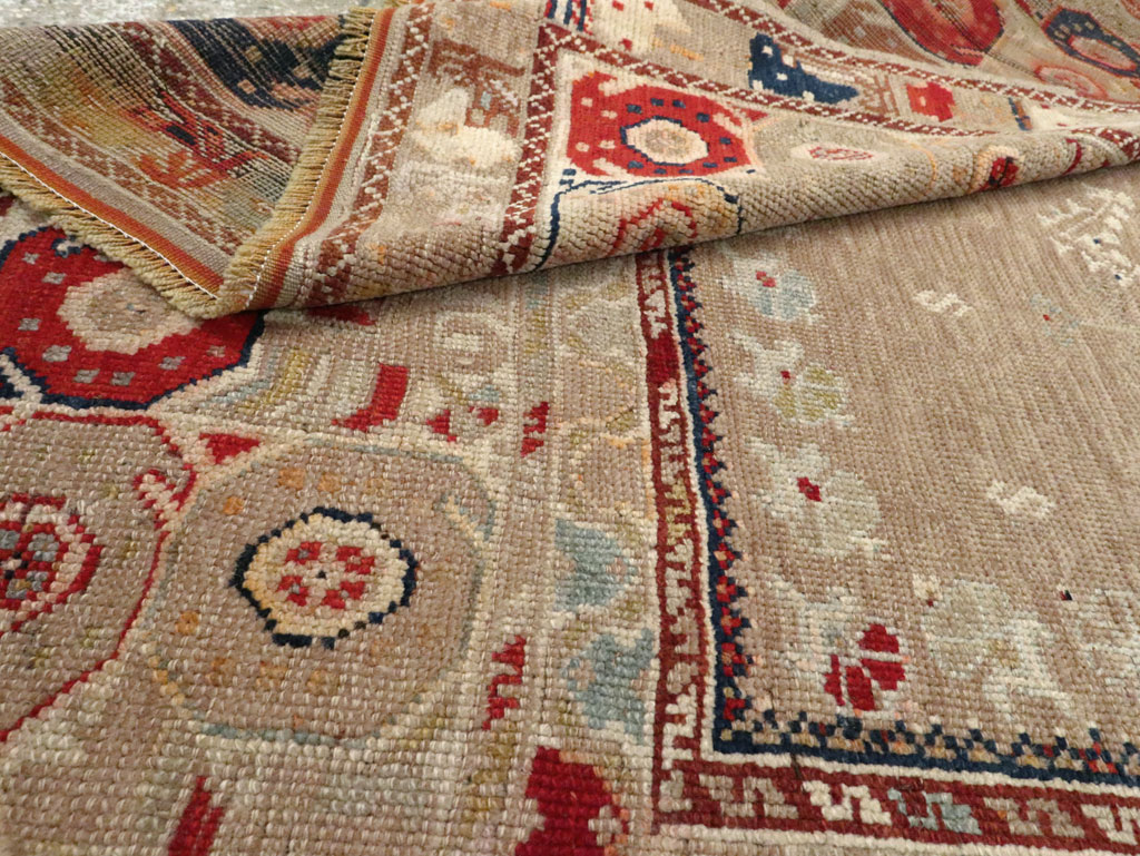 Antique Persian Kurdish Rug, No.26530 - Staging