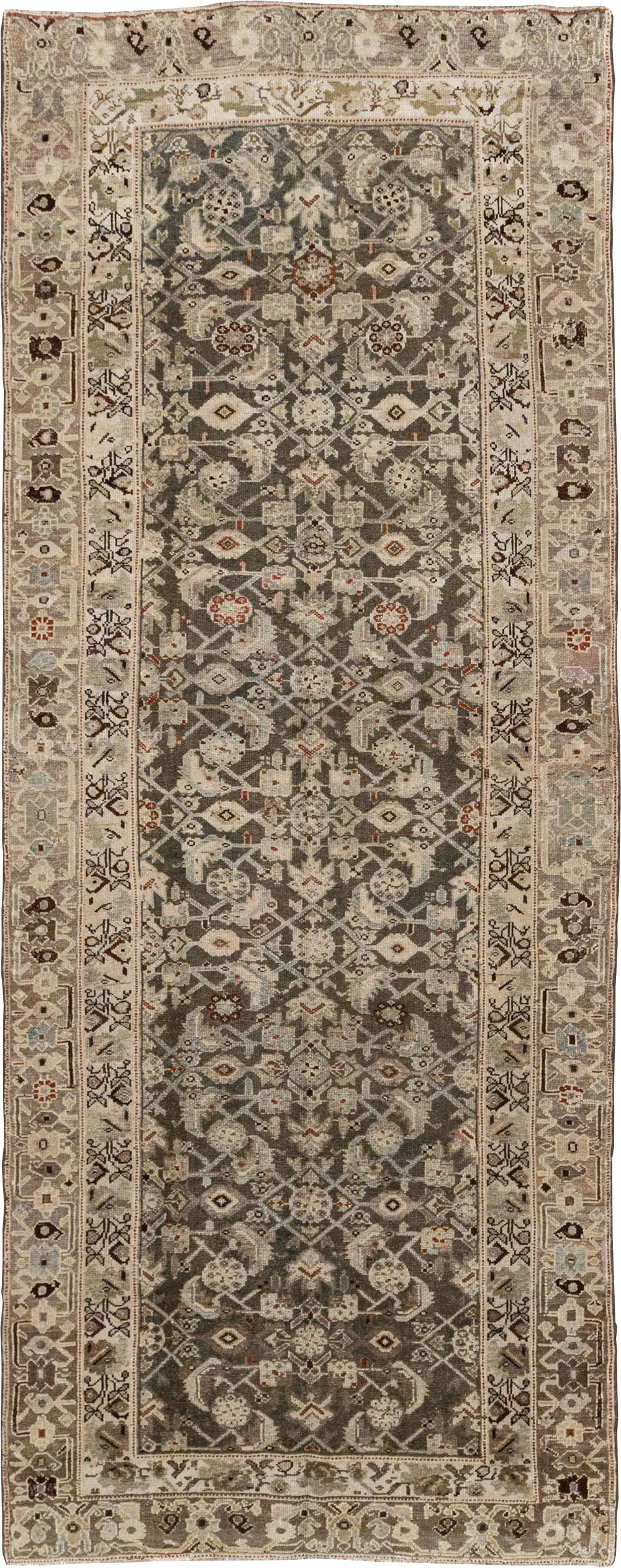 Antique Persian Malayer Gallery Rug, No.26532 - Staging