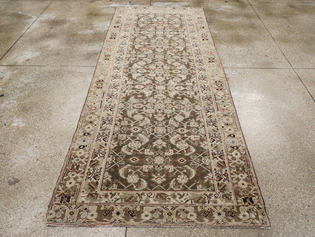 Antique Persian Malayer Gallery Rug, No.26532 - Staging