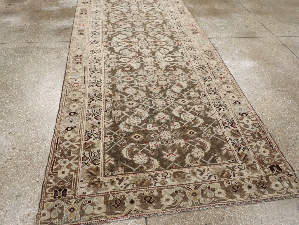 Antique Persian Malayer Gallery Rug, No.26532 - Staging