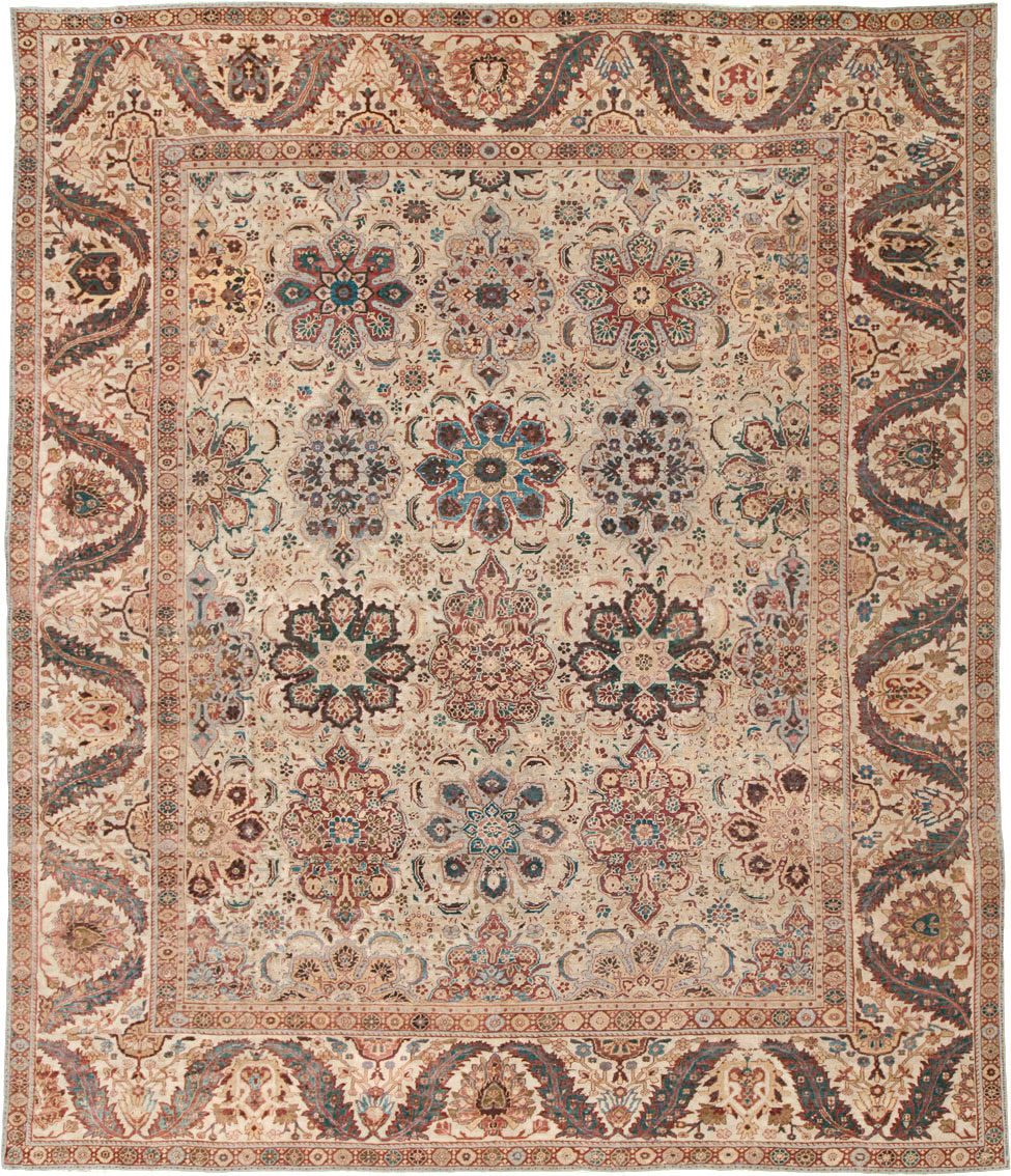 Antique Persian Sultanabad Carpet, No.26536 - Staging