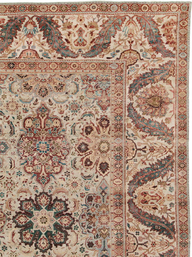 Antique Persian Sultanabad Carpet, No.26536 - Staging