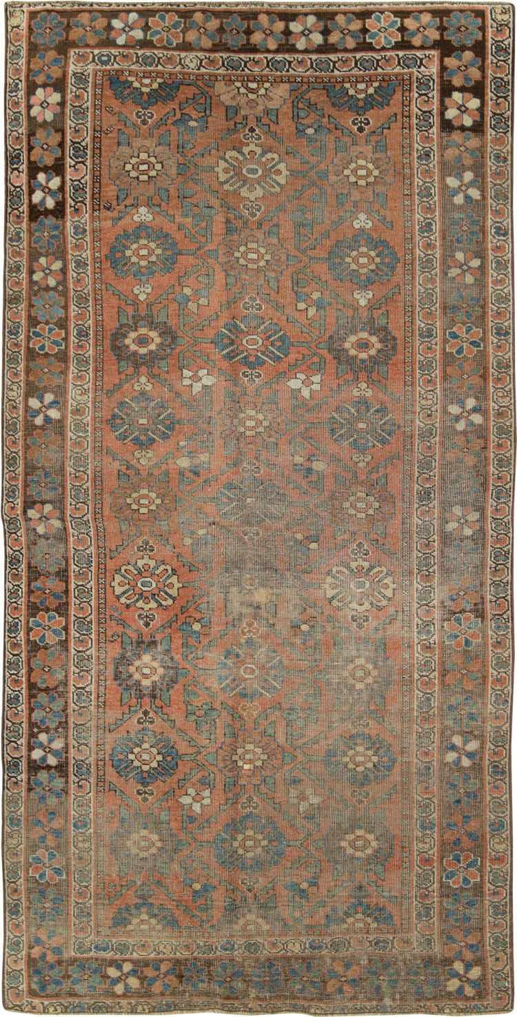 Antique Persian Kurdish Bidjar Rug, No.26537 - Staging