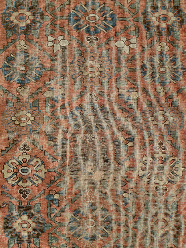 Antique Persian Kurdish Bidjar Rug, No.26537 - Staging
