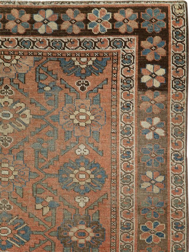 Antique Persian Kurdish Bidjar Rug, No.26537 - Staging