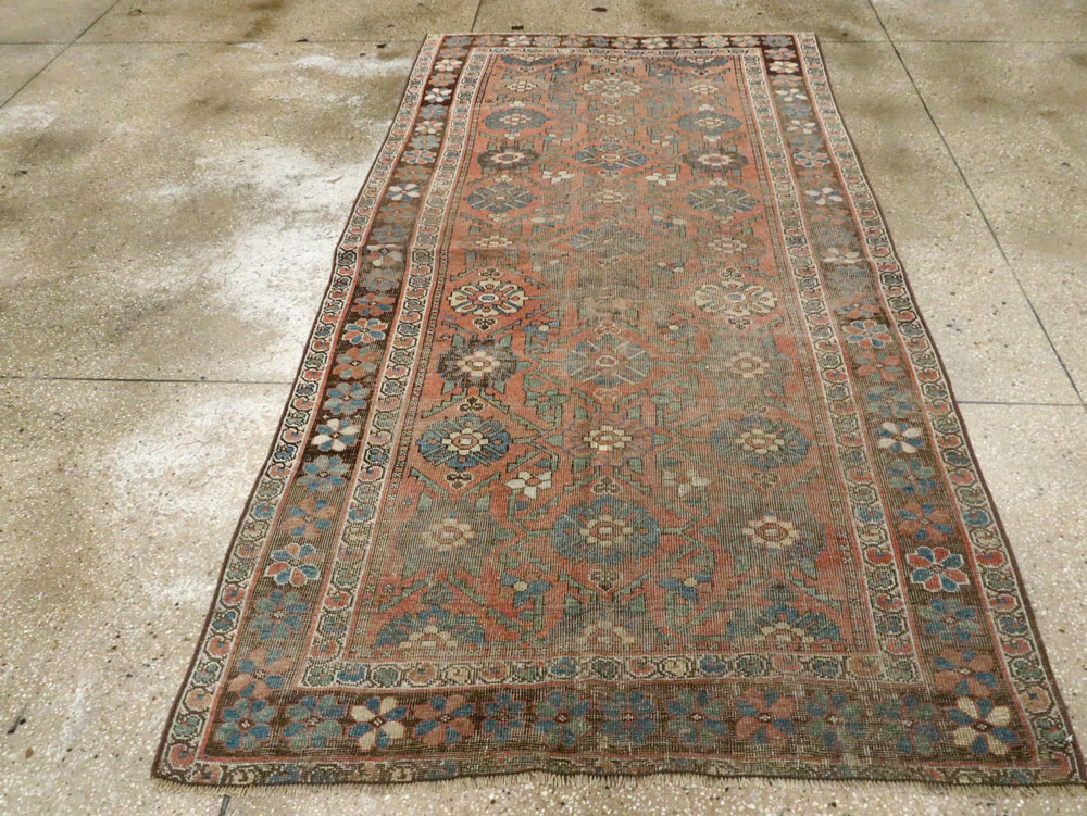 Antique Persian Kurdish Bidjar Rug, No.26537 - Staging