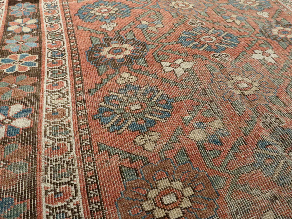 Antique Persian Kurdish Bidjar Rug, No.26537 - Staging