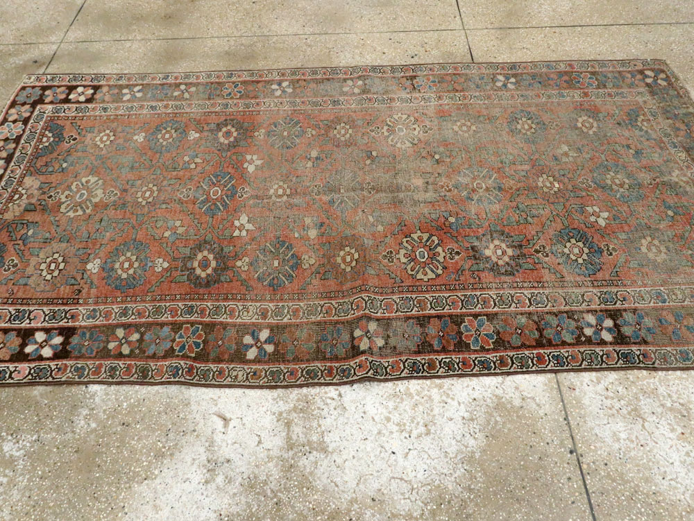 Antique Persian Kurdish Bidjar Rug, No.26537 - Staging