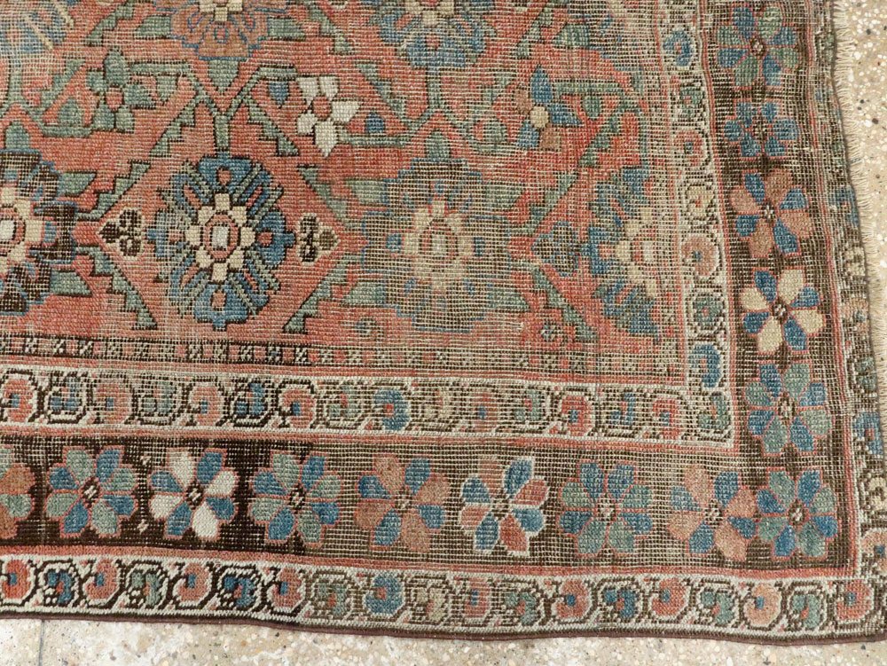 Antique Persian Kurdish Bidjar Rug, No.26537 - Staging