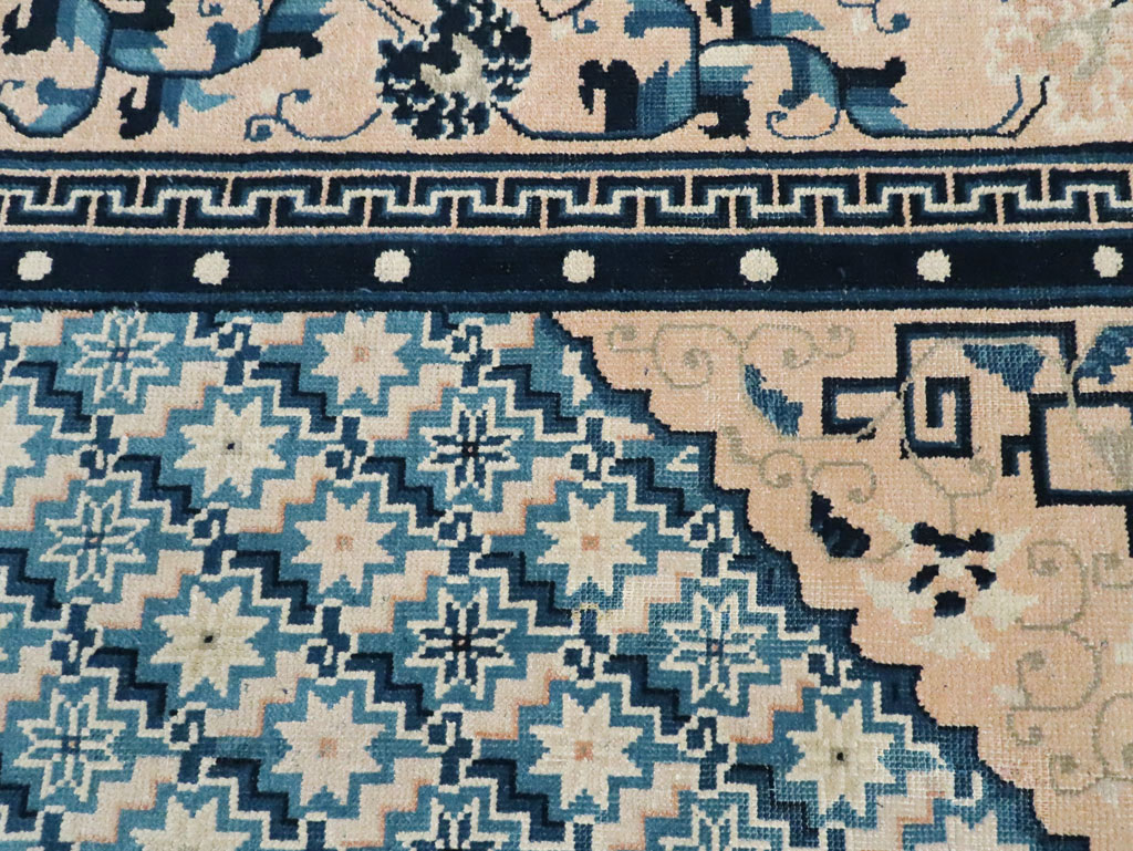 Vintage Chinese Peking Rug, No.26542 - Staging