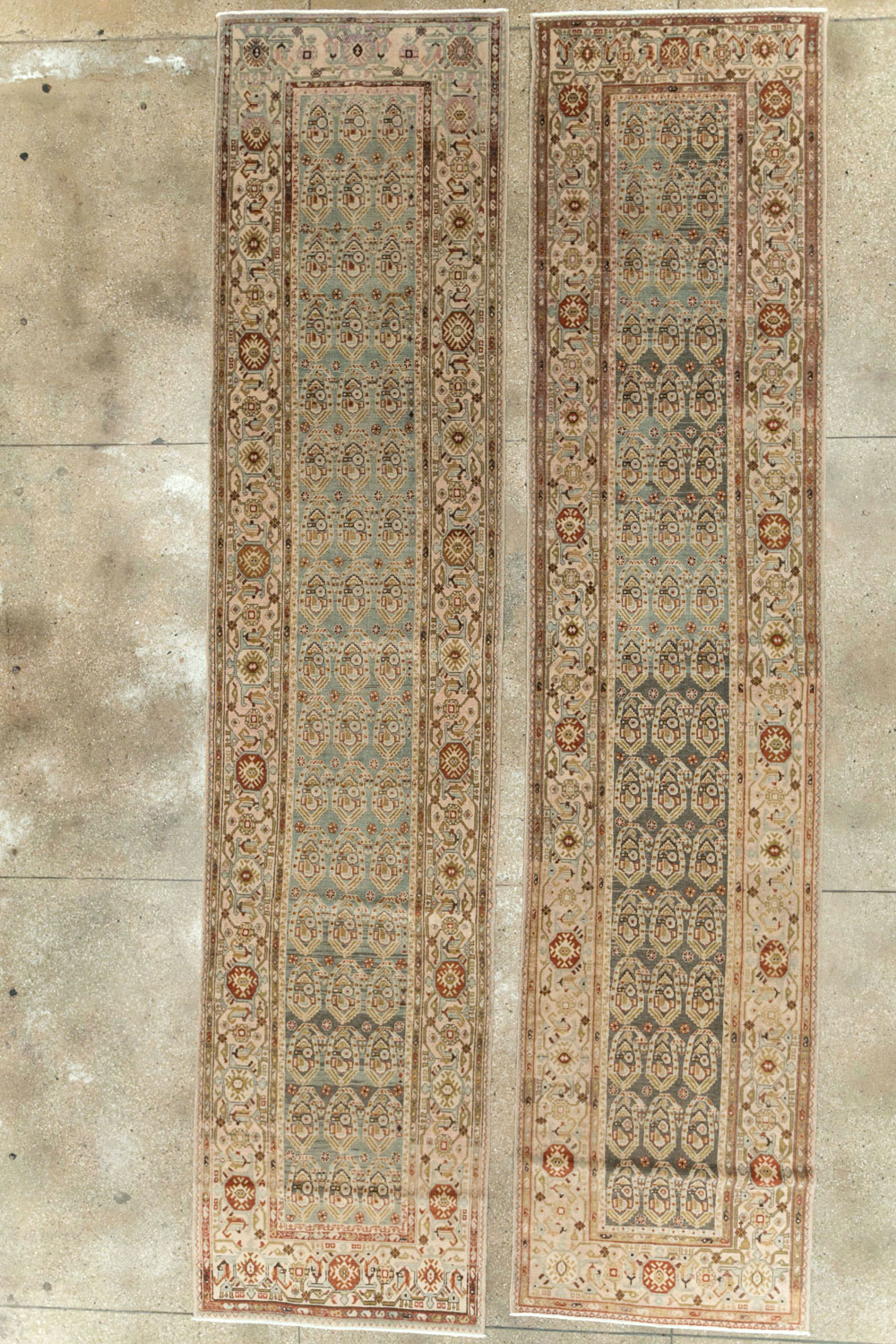 Antique Persian Malayer Runner (Pair: 1 of 2), No.26545 - Staging