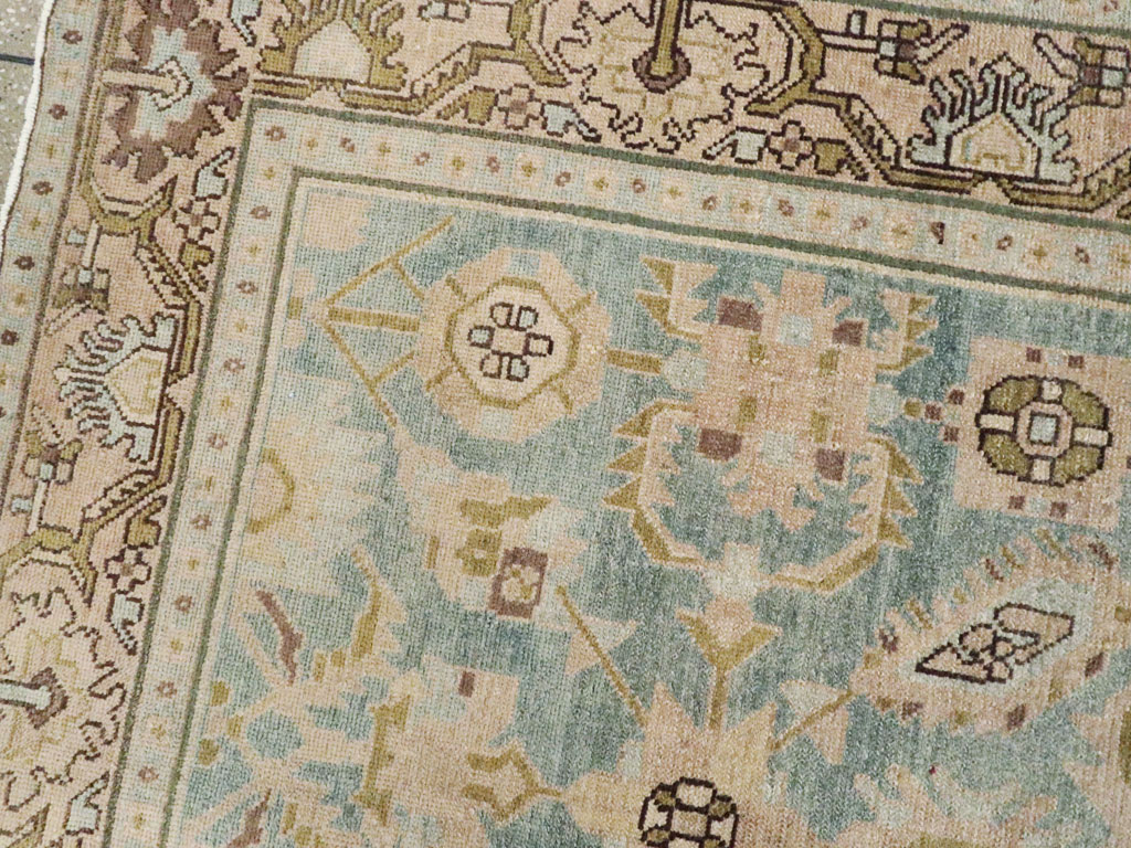 Vintage Persian Malayer Accent Rug, No.26548 - Staging