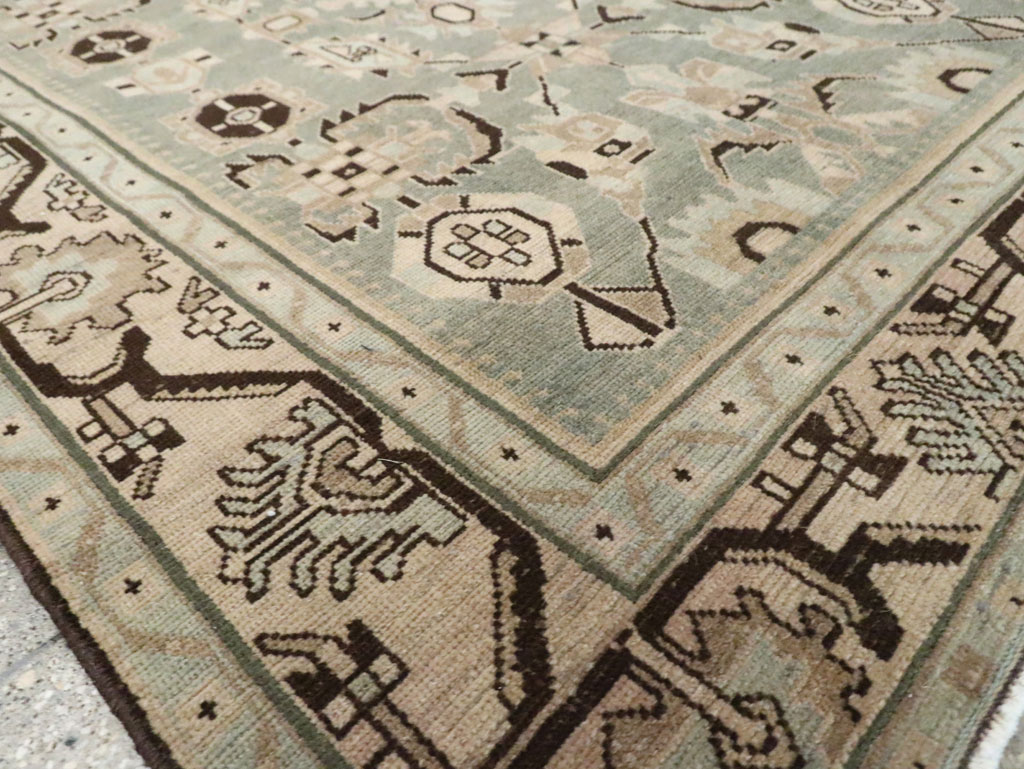 Vintage Persian Malayer Accent Rug (Pair: 2 of 2), No.26549 - Staging