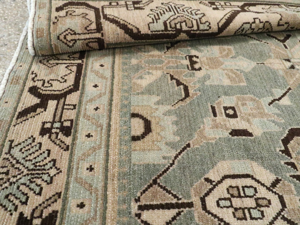 Vintage Persian Malayer Accent Rug (Pair: 2 of 2), No.26549 - Staging