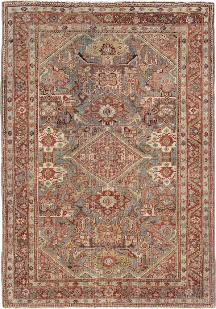 Antique Persian Mahal Rug, No.26555 - Staging