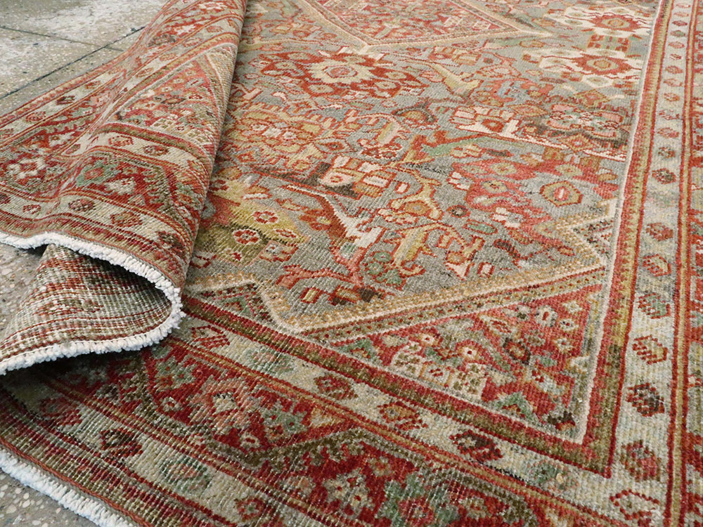 Antique Persian Mahal Rug, No.26555 - Staging