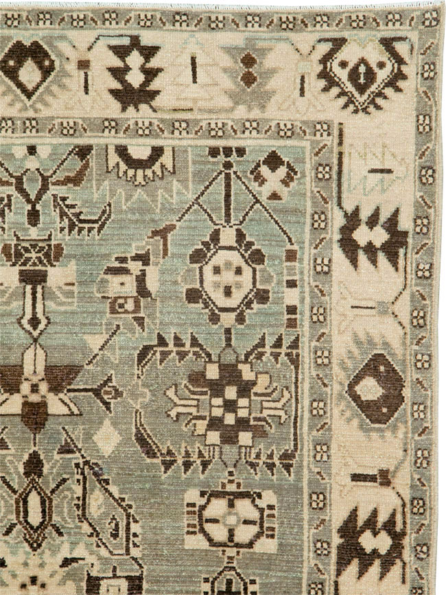 Vintage Persian Malayer Rug, No.26558 - Staging