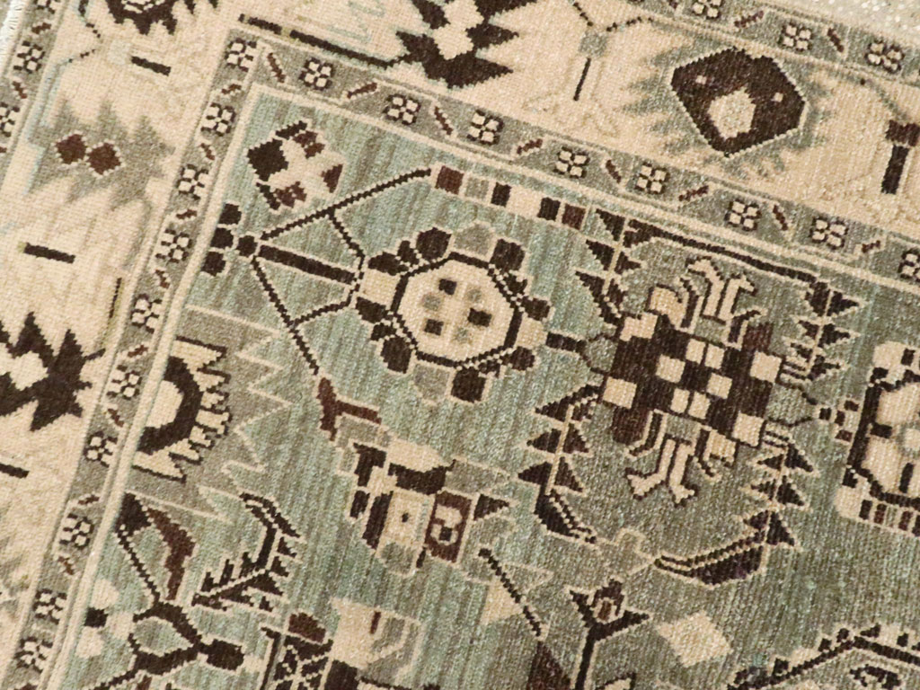 Vintage Persian Malayer Rug, No.26558 - Staging