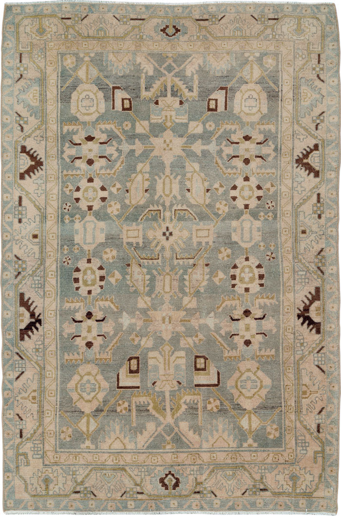 Vintage Persian Malayer Rug, No.26559 - Staging